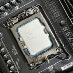 An image of an Intel Core processor attached on a motherboard for the article "Intel Smart Cache: Background, Purpose, Pros, and Cons"