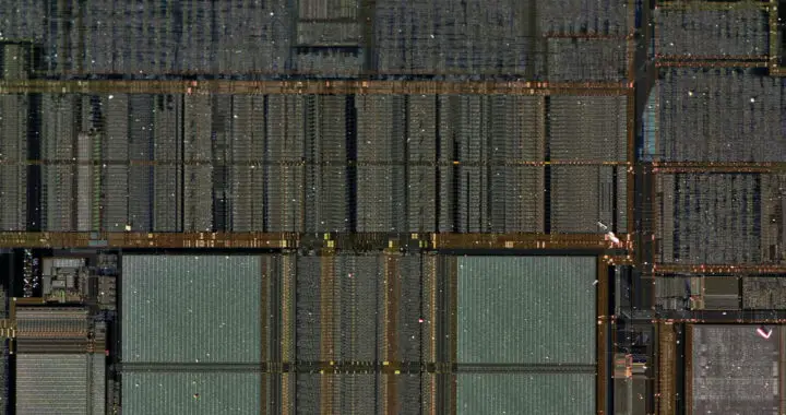 An extreme close-up image of a processor for the article :L1 Cache vs L2 Cache vs L3 Cache: What is the Difference?"