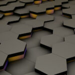 A rendered image of hexagons for the article "Explaining Qualcomm Hexagon: Advantages and Disadvantages"