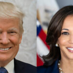 A side-by-side portrait of Donald Trump and Kamala Harris for the article "Why Kamala Harris Lost and Donald Trump Won the 2024 U.S. Election"